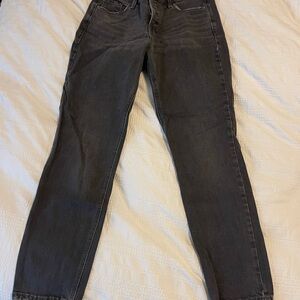 Old Navy Charcoal Straight Jeans